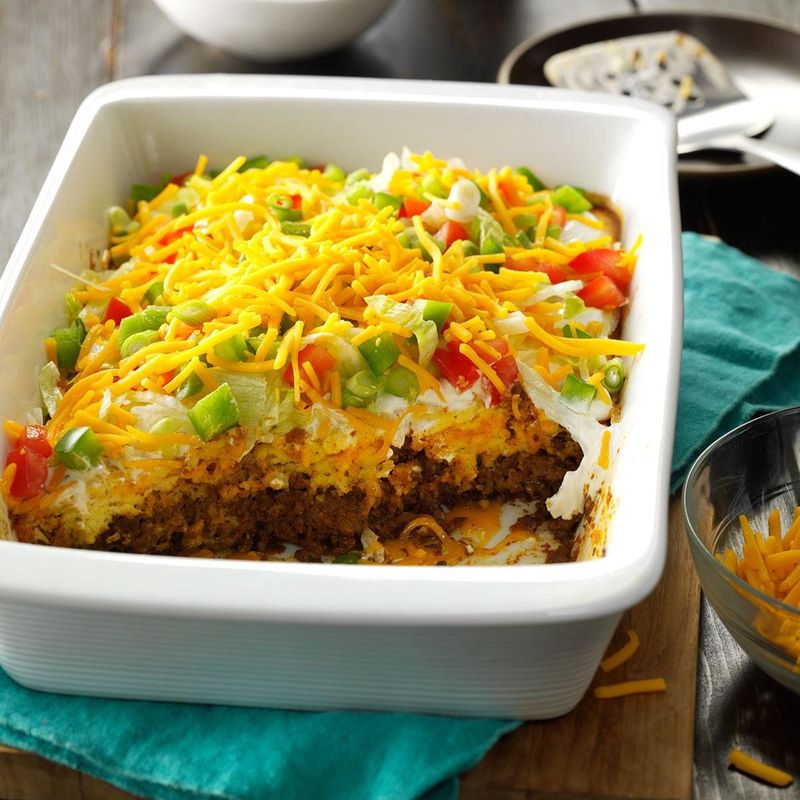 Cornbread Taco Bake