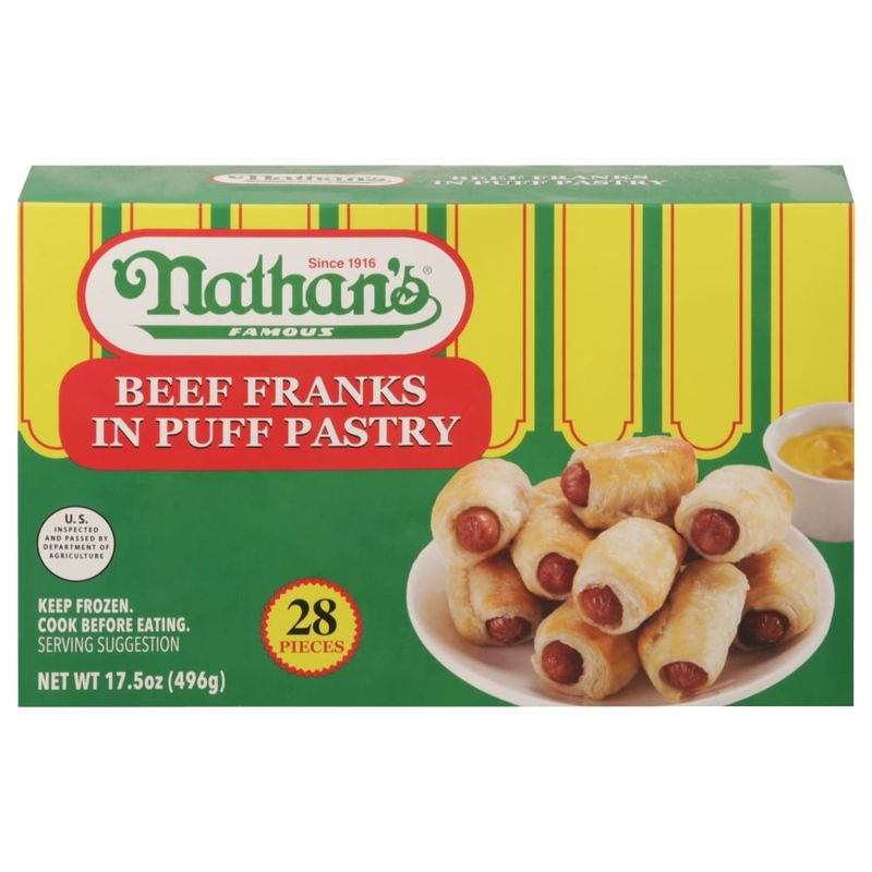 Nathan’s Famous Beef Franks In A Blanket
