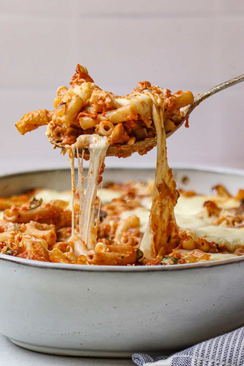 Baked Ziti Cheese Explosion