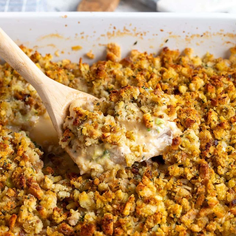 Chicken And Stuffing Bake