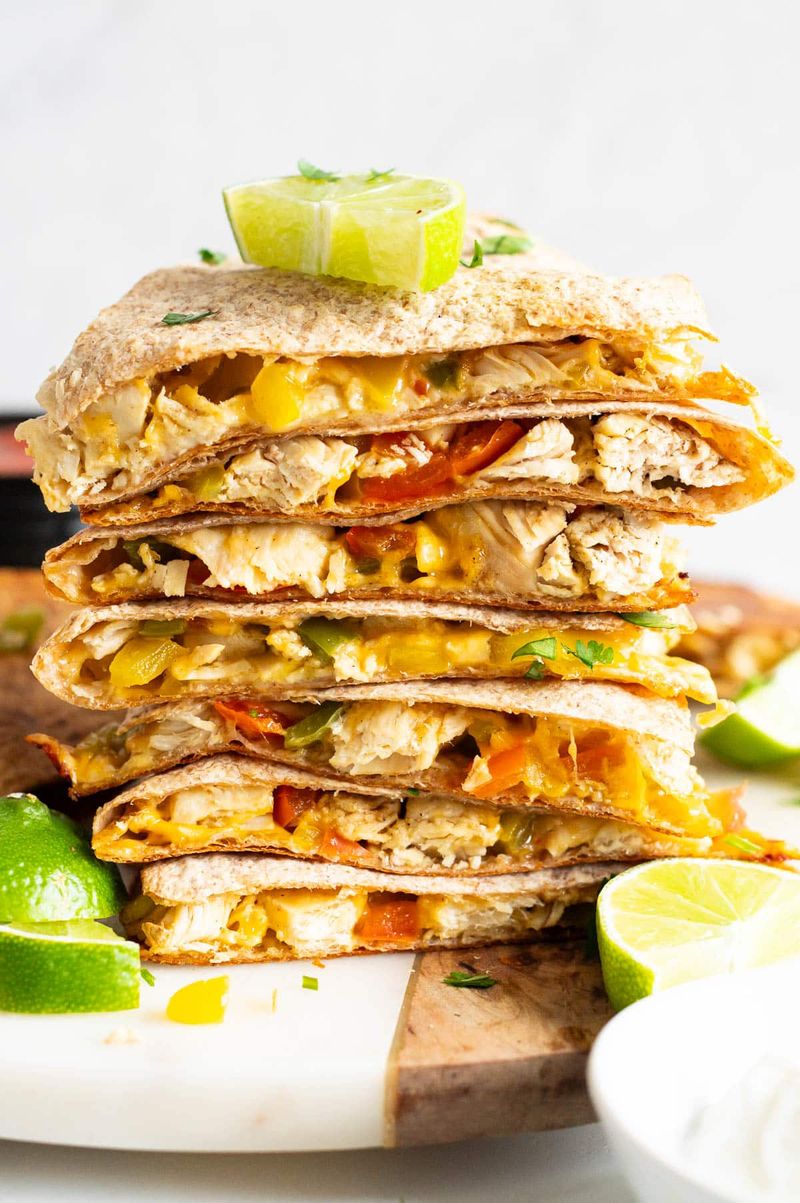 Air Fryer Chicken Quesadillas