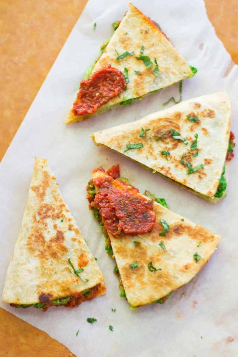 Mini Pizza Quesadillas