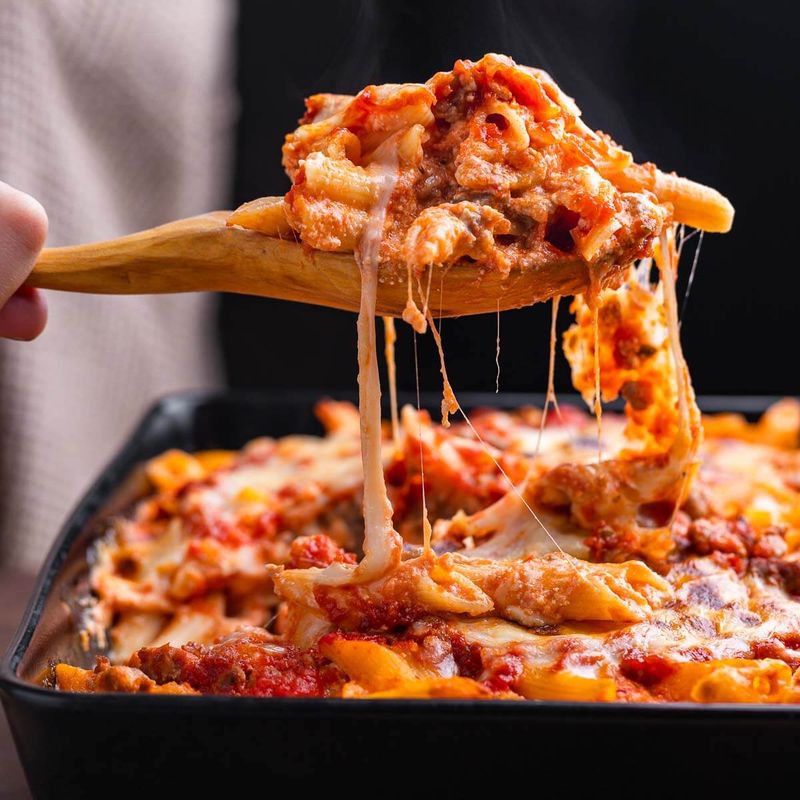 Baked Penne With Italian Sausage