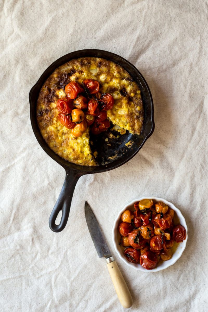 Summer Corn And Cherry Tomato Burst