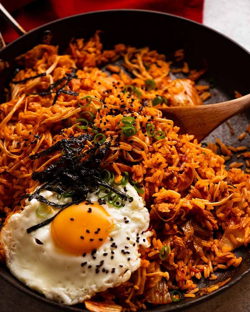 Spicy Kimchi Fried Rice