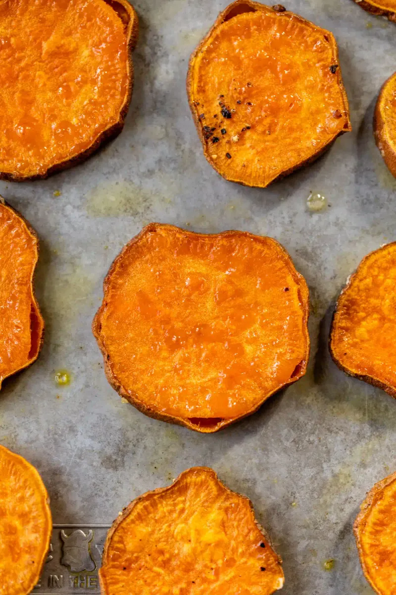 Baked Sweet Potato Rounds