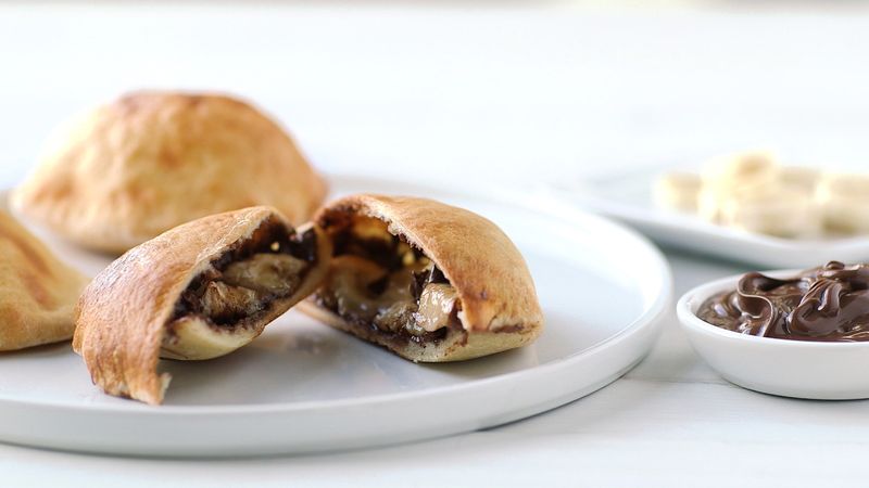 Nutella-Banana Dessert Pockets