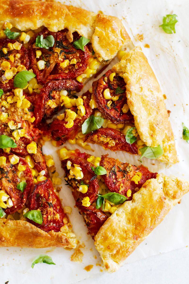 Tomato And Corn Galette