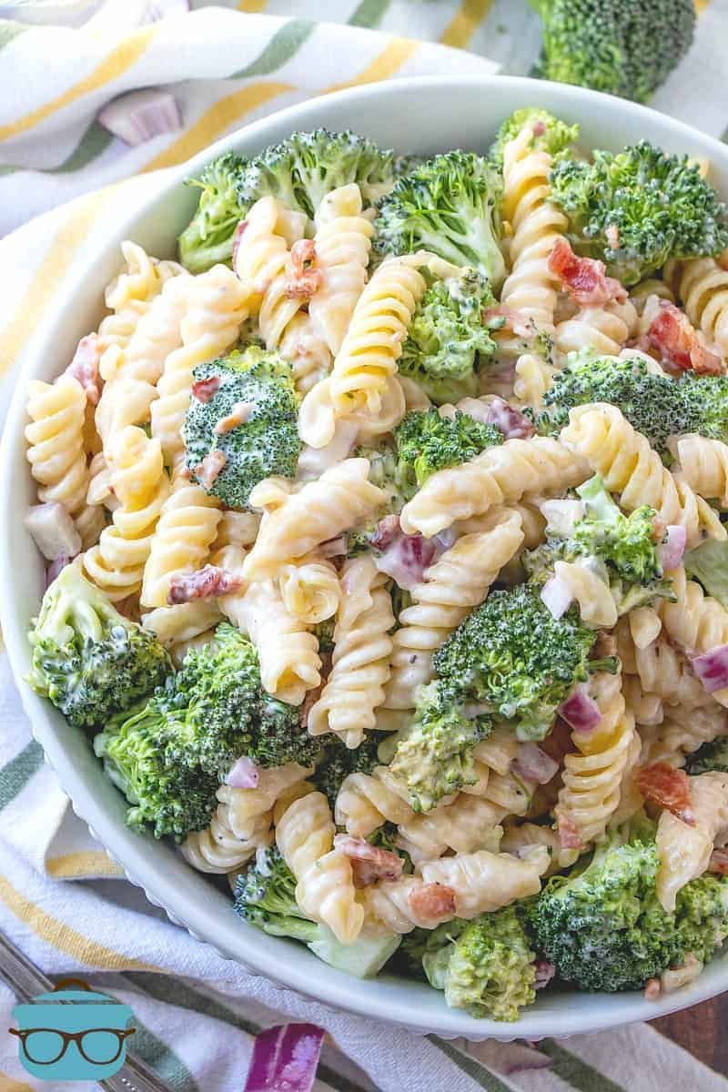Broccoli Caesar Pasta Salad