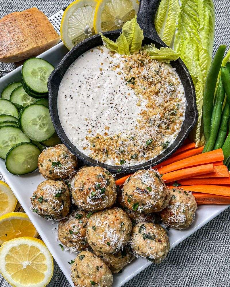 Roasted Shallot & Garlic Caesar Dip