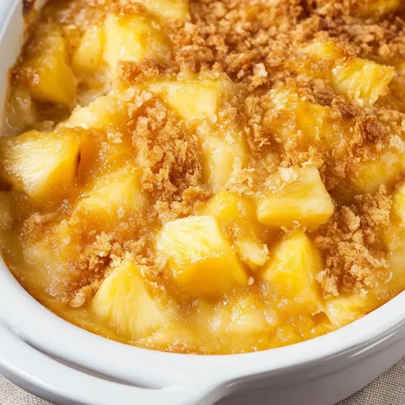 Pineapple Cheese Casserole