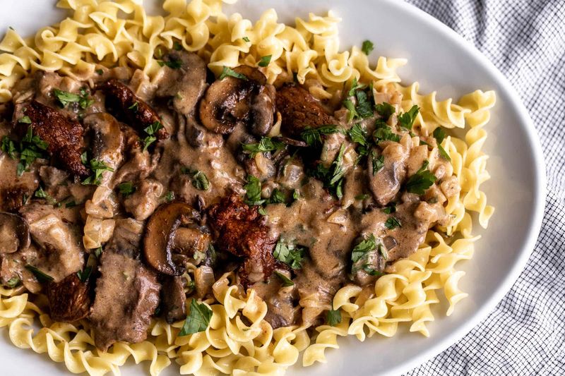 Beef Stroganoff With Canned Soup