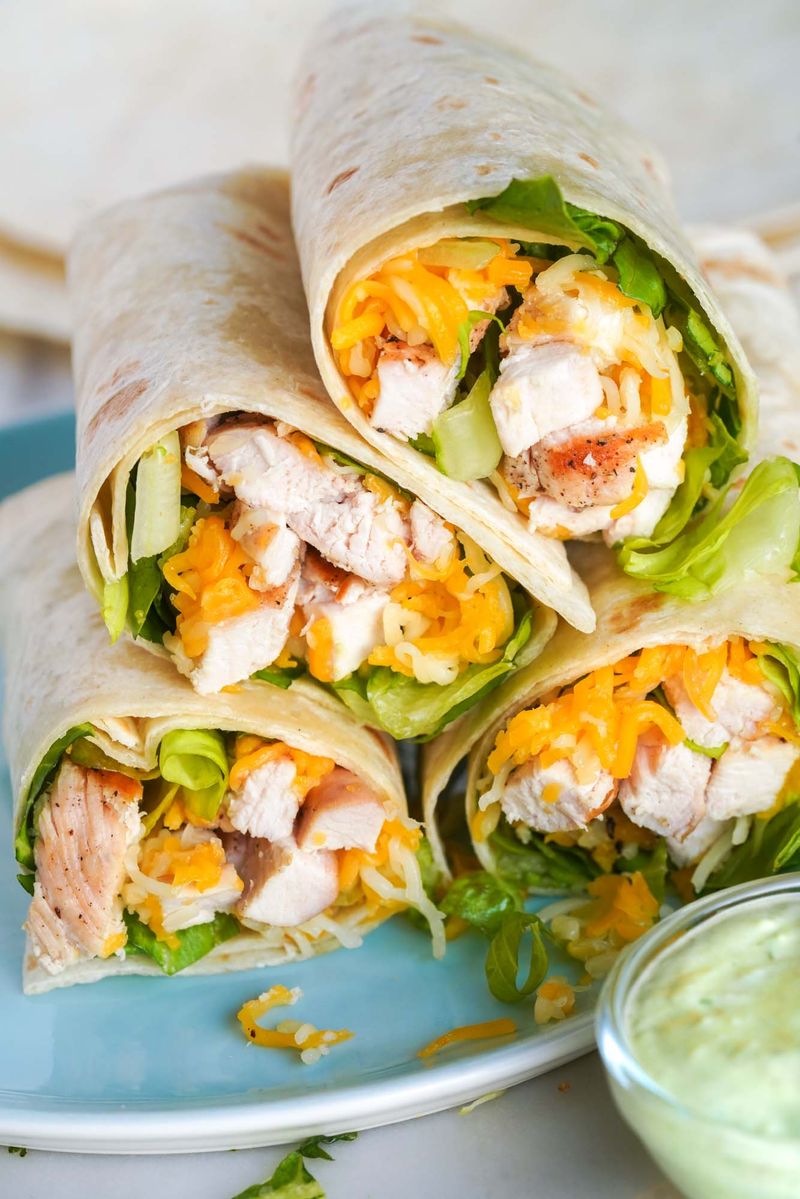 Grilled Chicken Cool Wrap