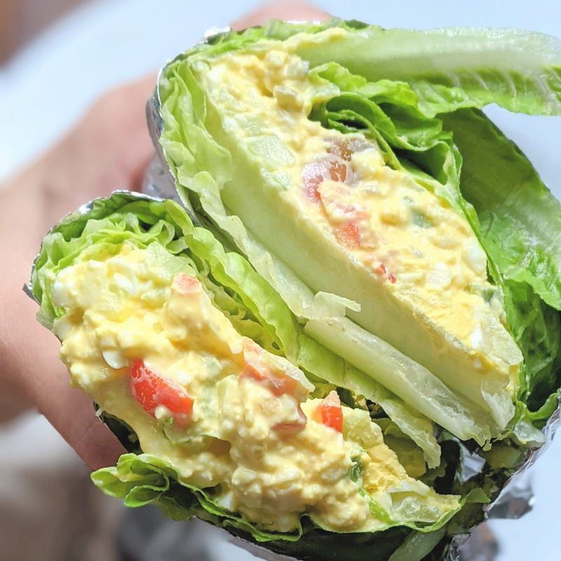 Egg Salad Lettuce Wraps