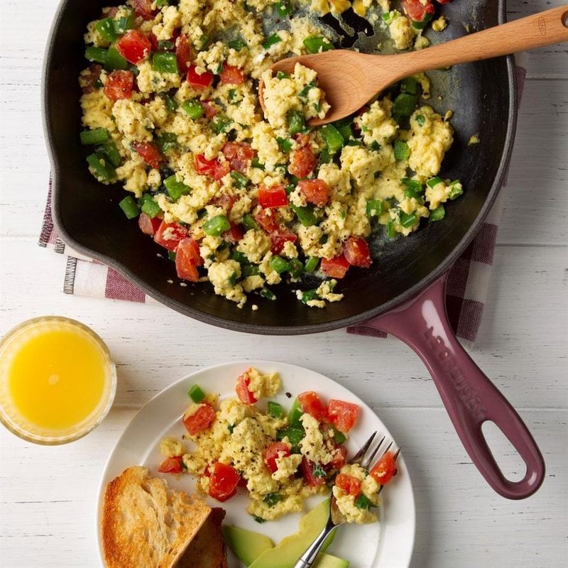 Scrambled Eggs With Veggies