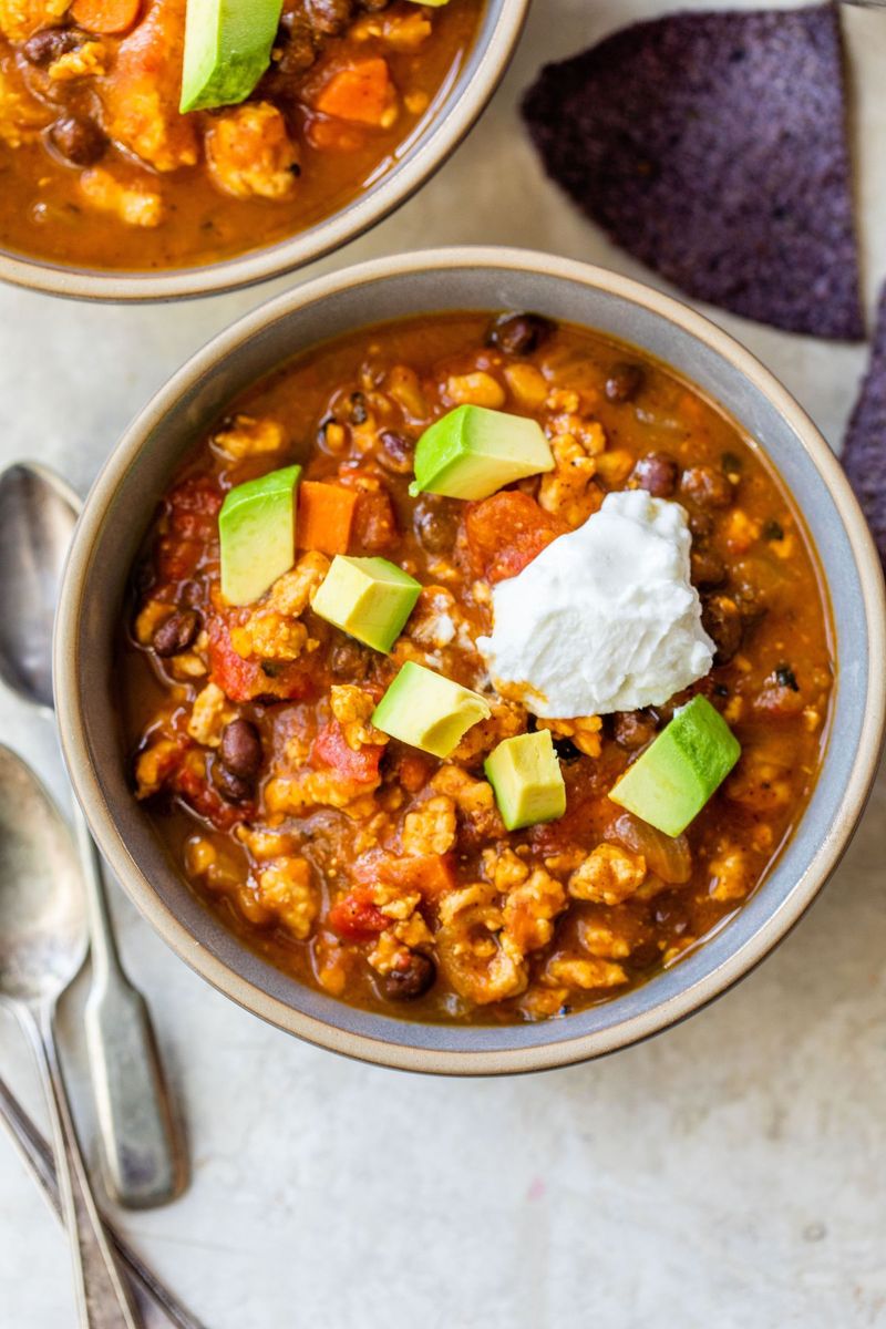 Turkey Chili With Black Beans