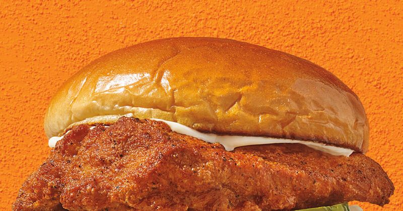 Popeyes Blackened Chicken Sandwich