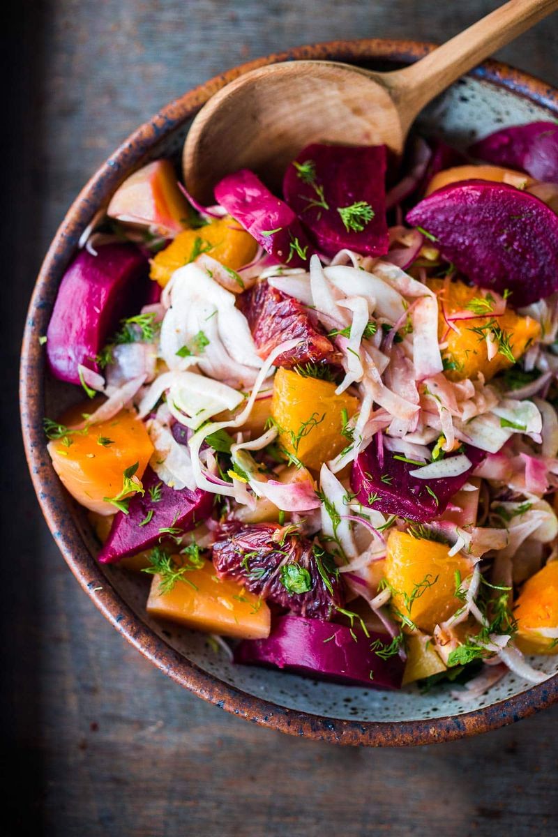 Pickled Beets With Orange And Fennel