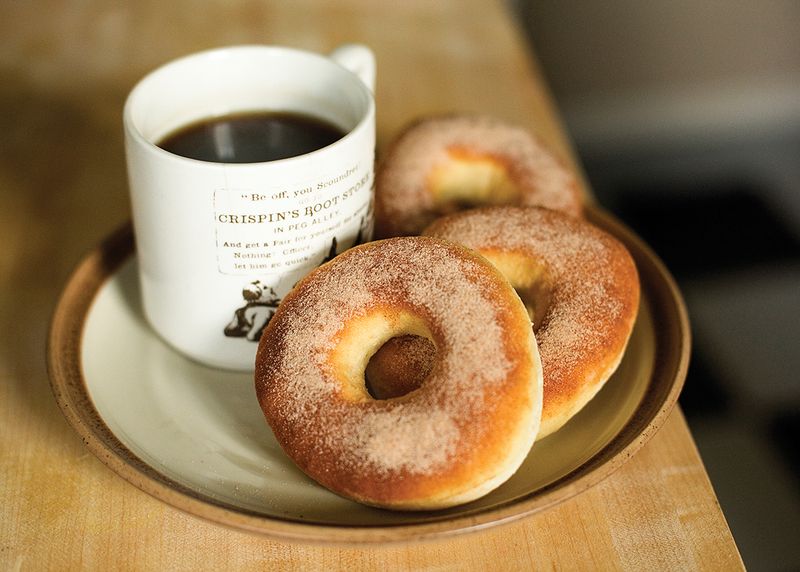 Orange Cardamom Donuts