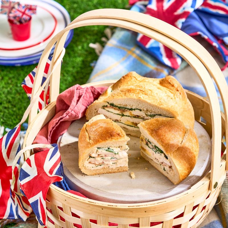 Picnic Basket Made Of Bread