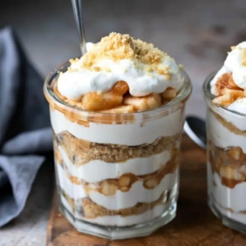 Apple Pie Tiramisu Parfait