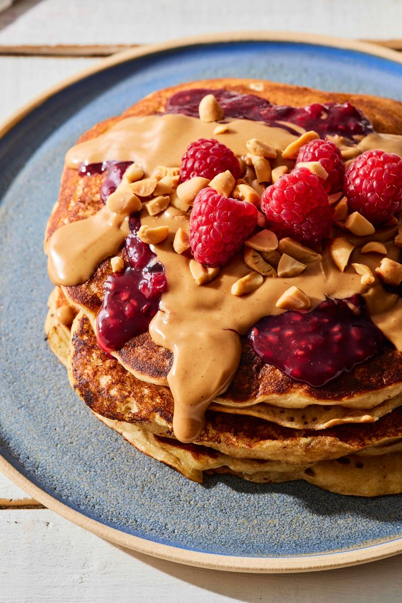 Peanut Butter And Jelly Pancakes