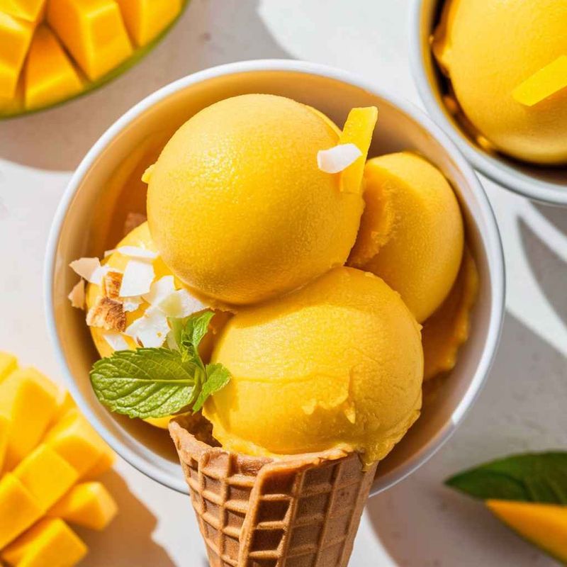 Tropical Mango Recovery Ice Cream