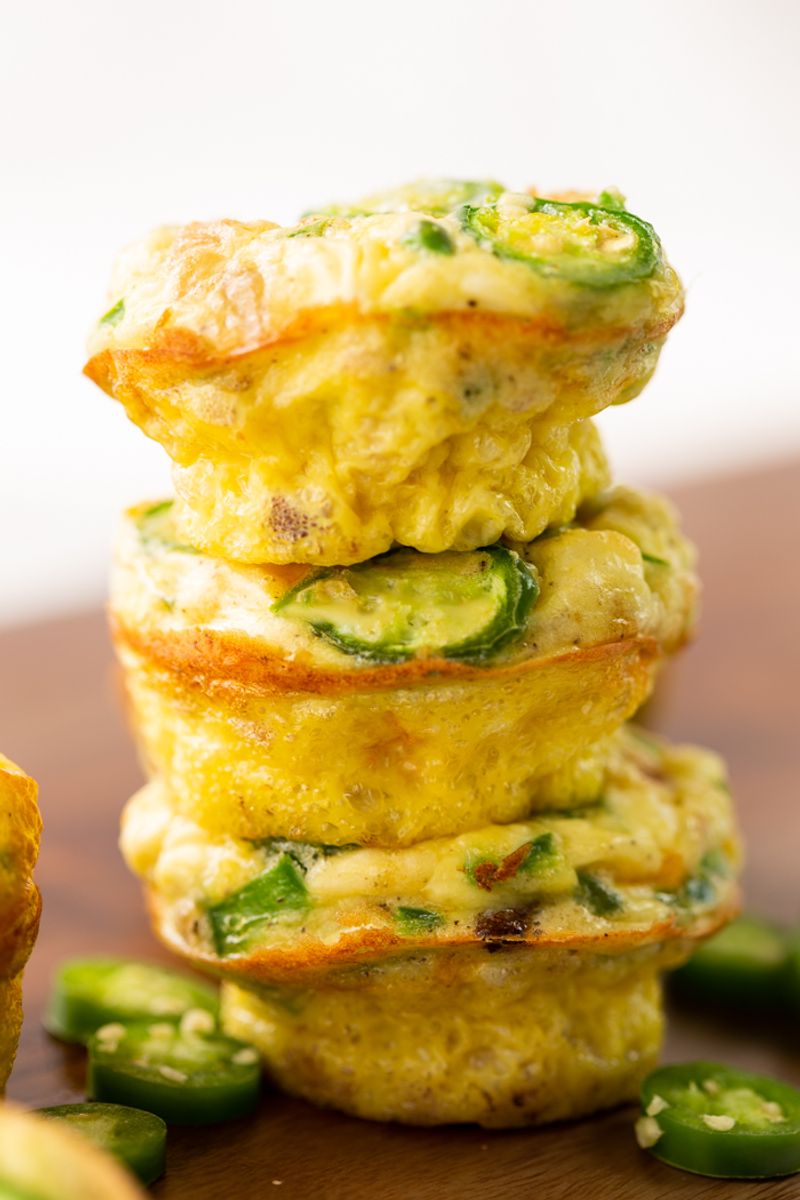 Jalapeño Cheddar Egg Cups