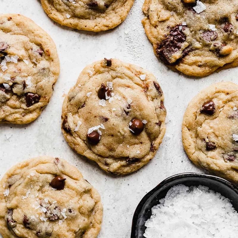 Chocolate Chip Cookies With Sea Salt