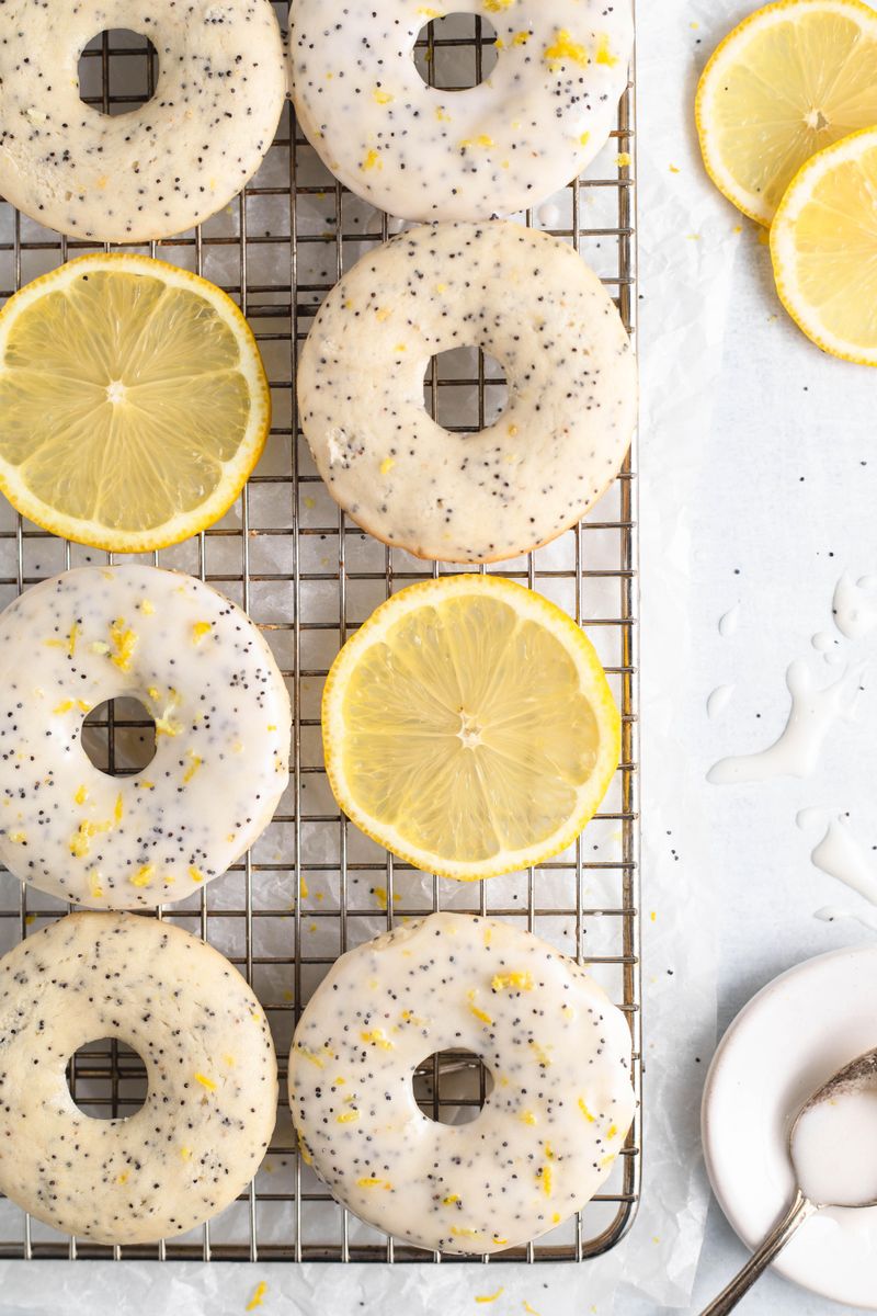 Lemon Poppy Seed Donuts