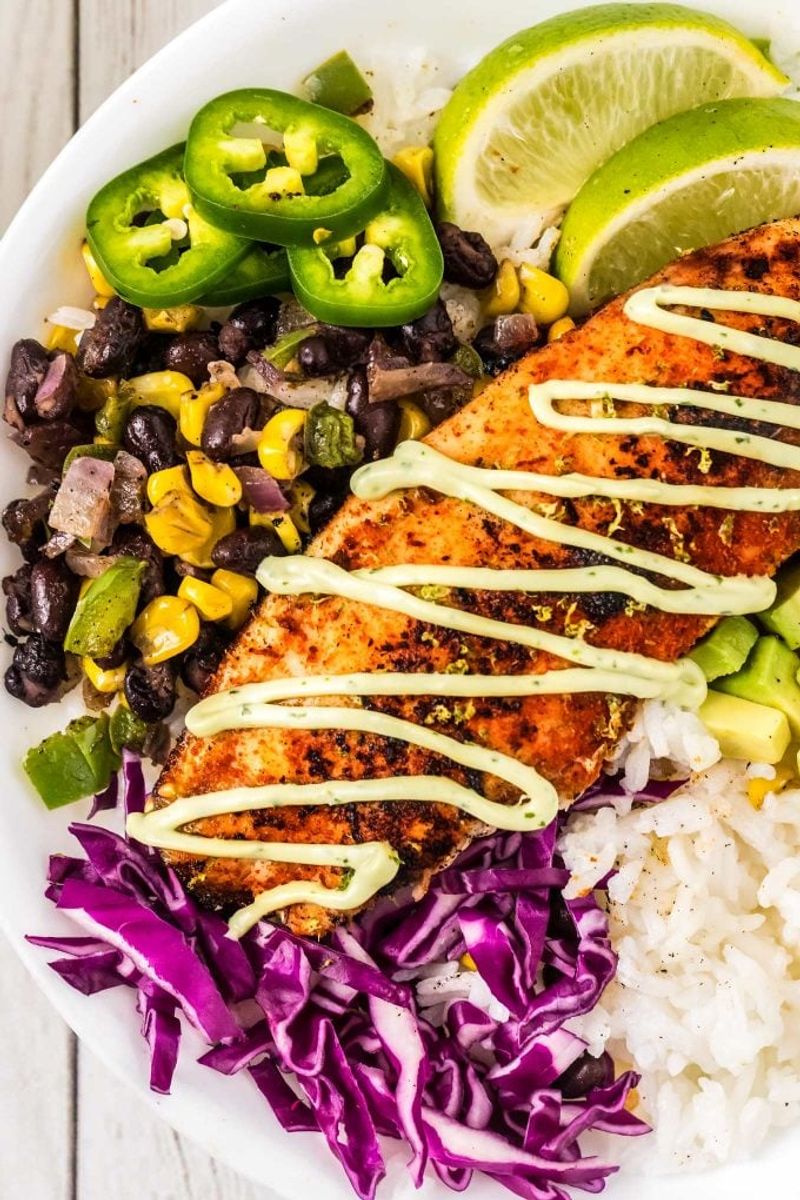 Blackened Tilapia Bowls