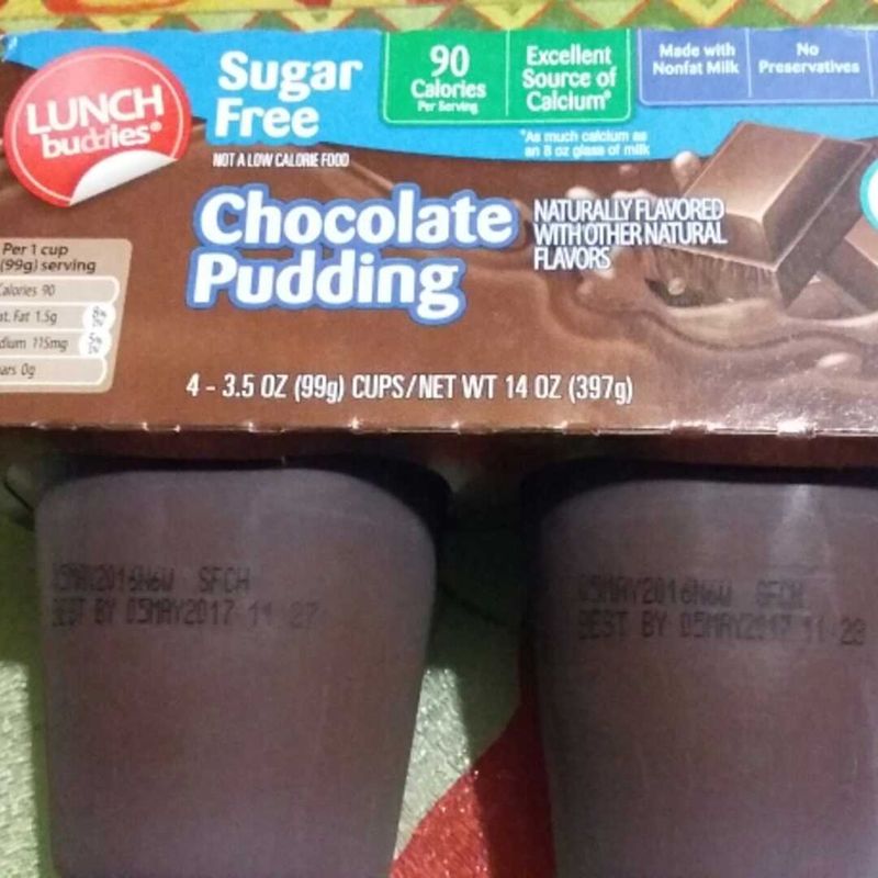 Lunch Buddies Chocolate Pudding Cups