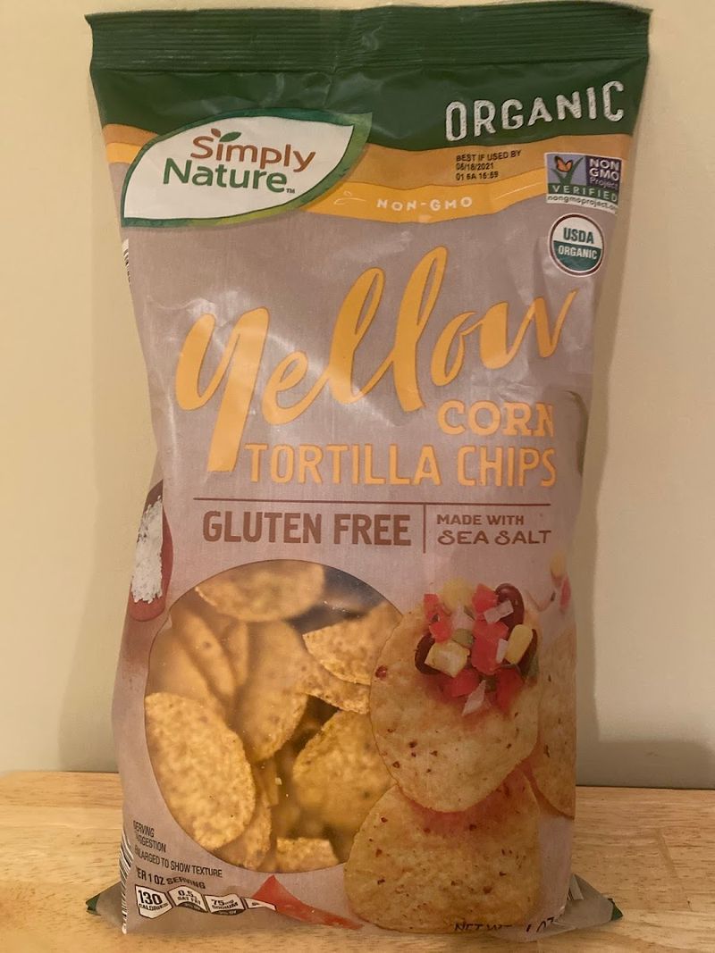 Simply Organic Yellow Corn Tortilla Chips