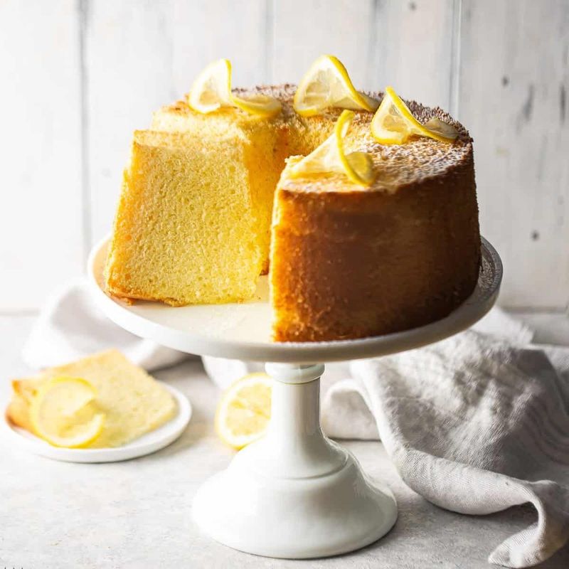 Lemon Chiffon Cloud Cake
