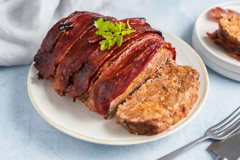 Bacon-Wrapped BBQ Meatloaf