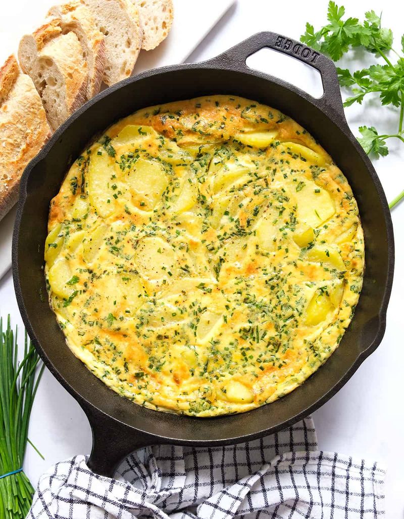 Potato And Rosemary Breakfast Frittata