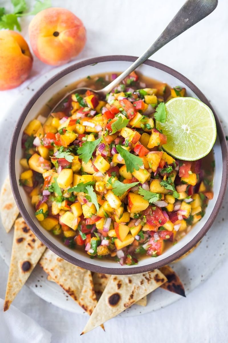 Spicy Peach Salsa