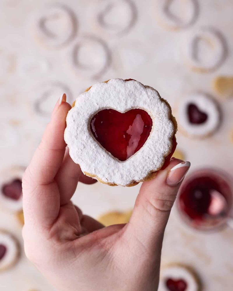 Linzer Cookie Sandwiches