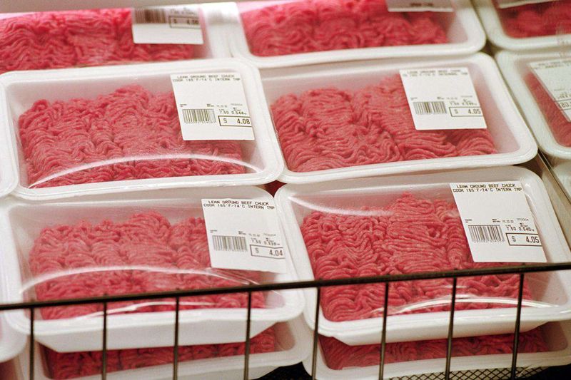 Ground Meat That’s Bright Pink All Over