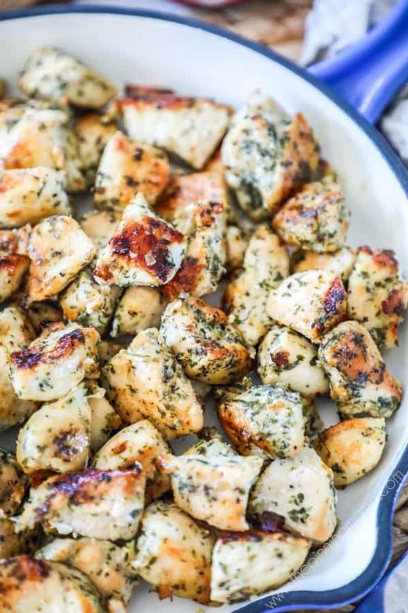 Ranch Chicken Bites With Green Beans