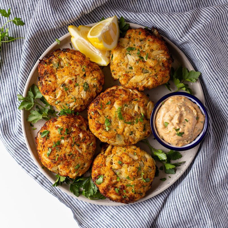 Crab Cakes With Spicy Aioli