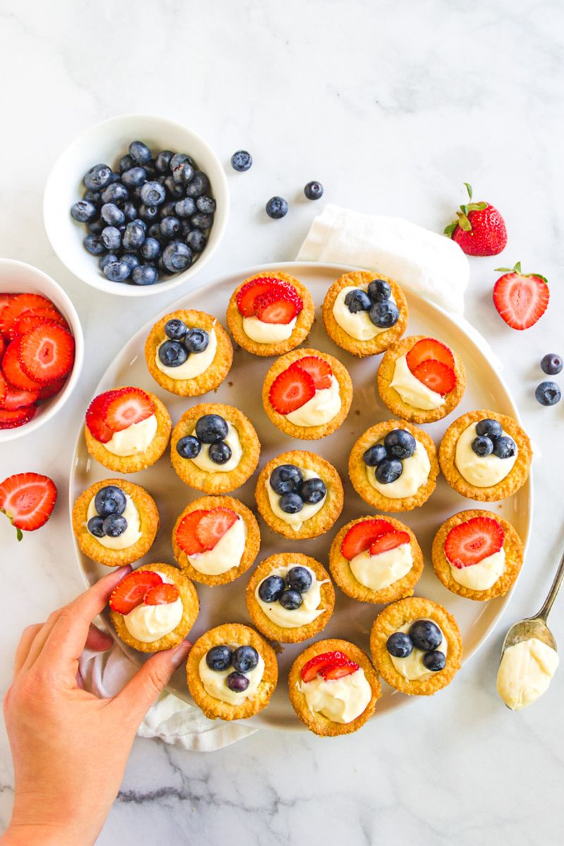 Lemon Curd Cookie Cups