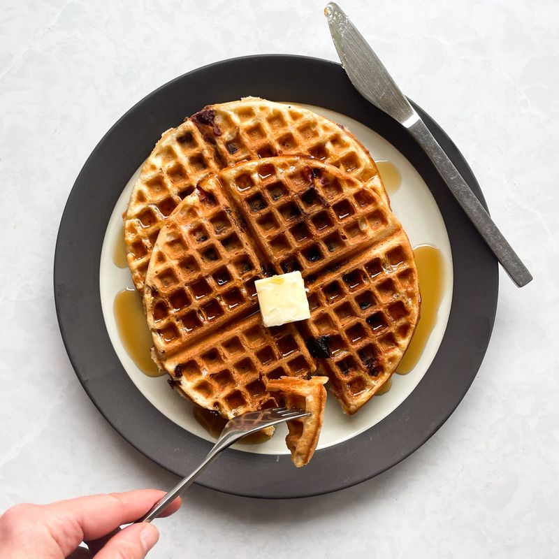 Sourdough Discard Waffles