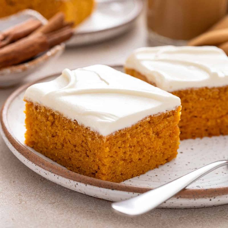 Spiced Pumpkin Cookie Squares