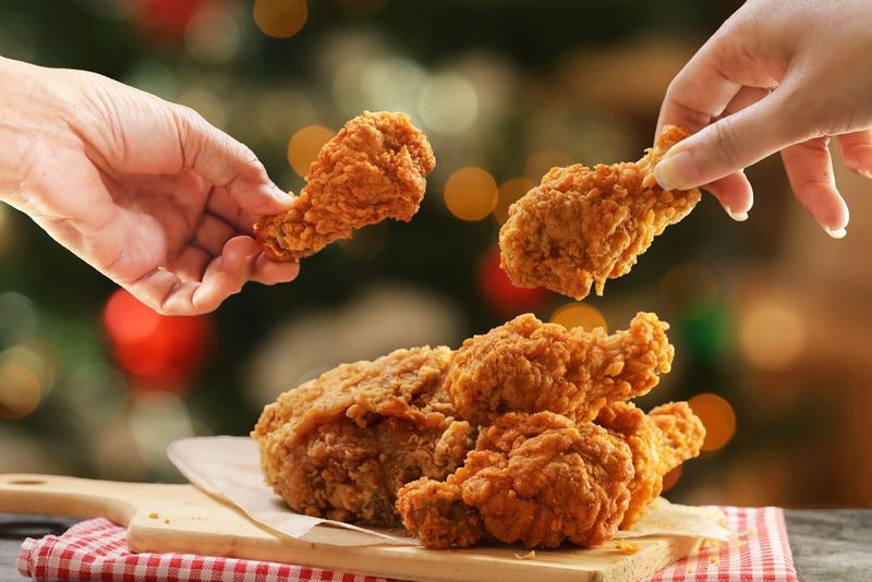 Fried Chicken: Crispy Coating, Clogged Results