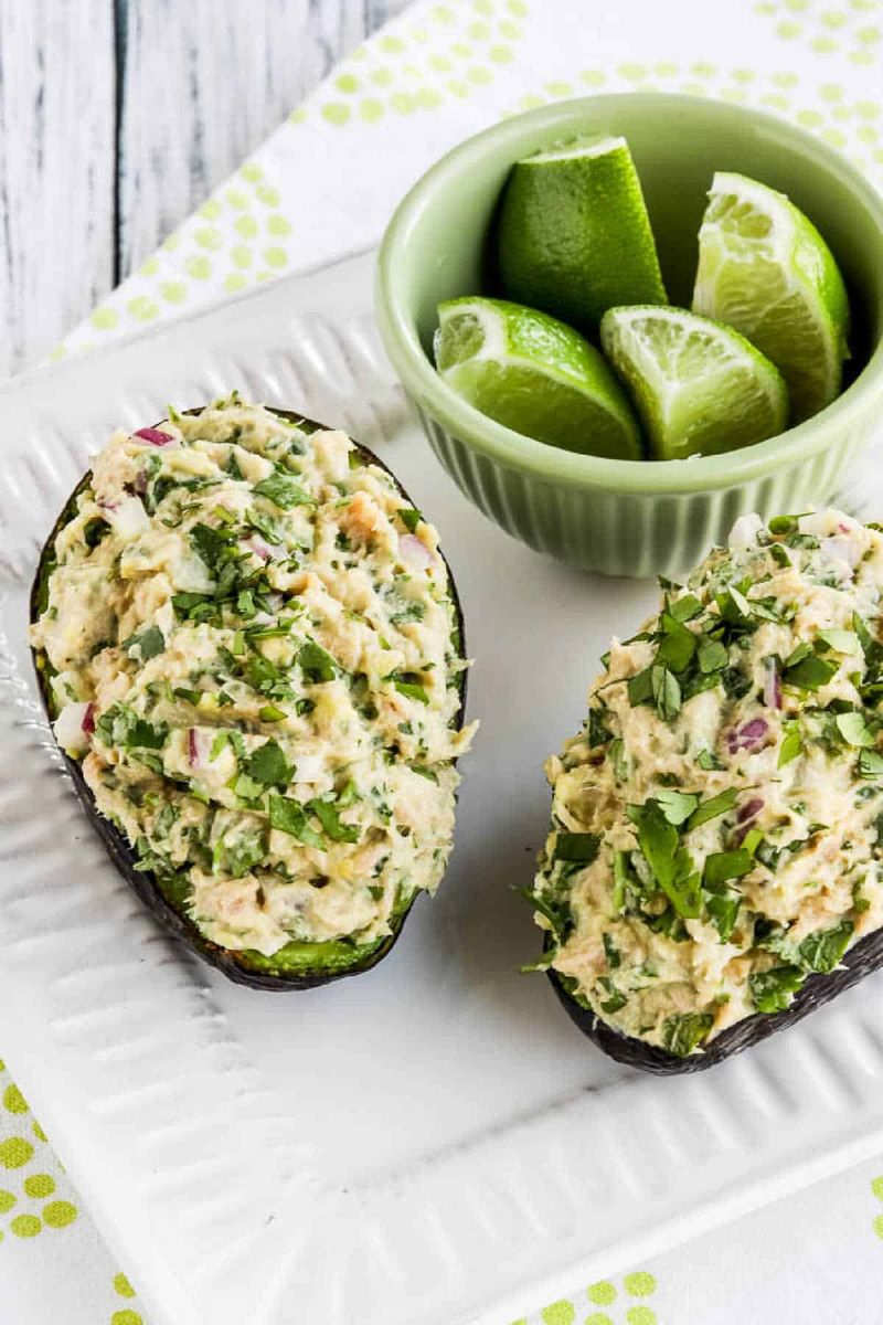 Tuna Stuffed Avocados