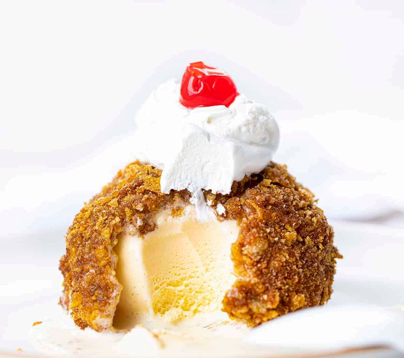 Deep-Fried Ice Cream