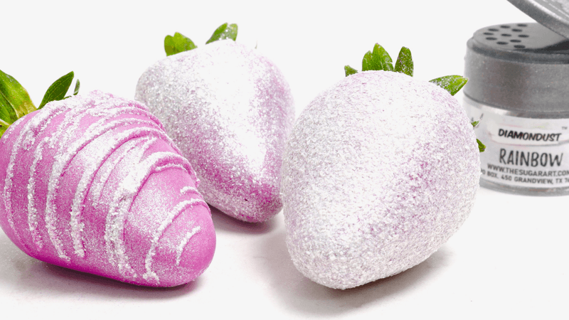 Glitter Dipped Strawberries