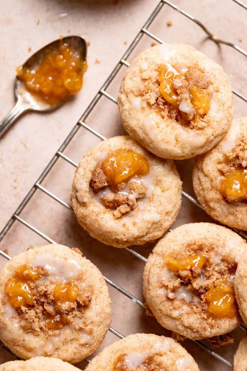 Delaware – Peach Thumbprint Cookies