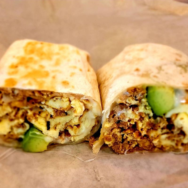 Delaware's Scrapple Breakfast Burrito